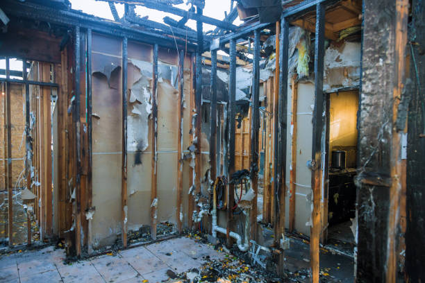 Professional Emergency Fire Cleanup technician working in Prospect Park, NJ